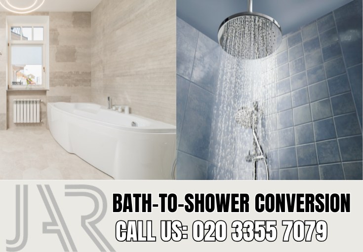 Bath to Shower Conversion by Chiswick Bathroom Fitters